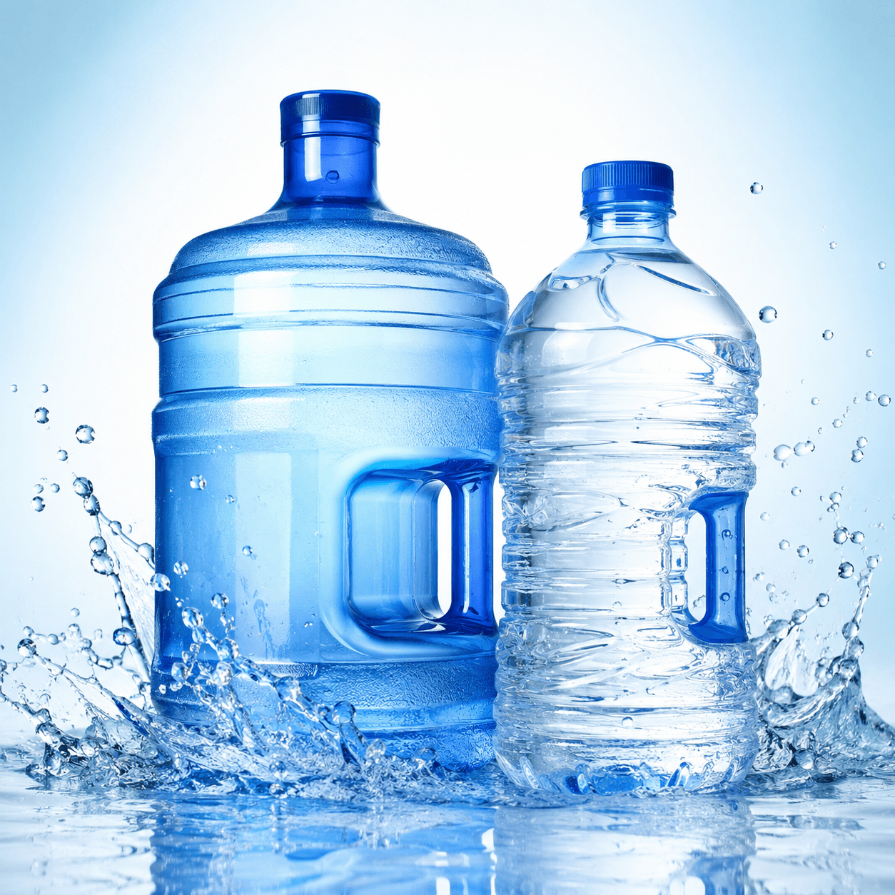 RO water campers and bottles for WaterQuest supplier ERP